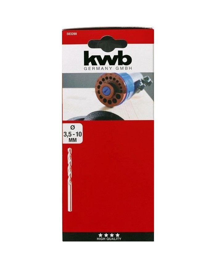 AFILADOR BROCAS METAL 3'5-10MM. KWB