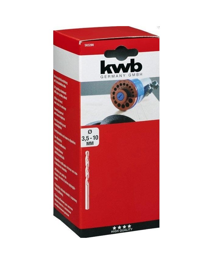 AFILADOR BROCAS METAL 3'5-10MM. KWB