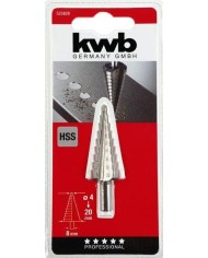 BROCA KWB ESCALONADA HSS 4-20 MM.