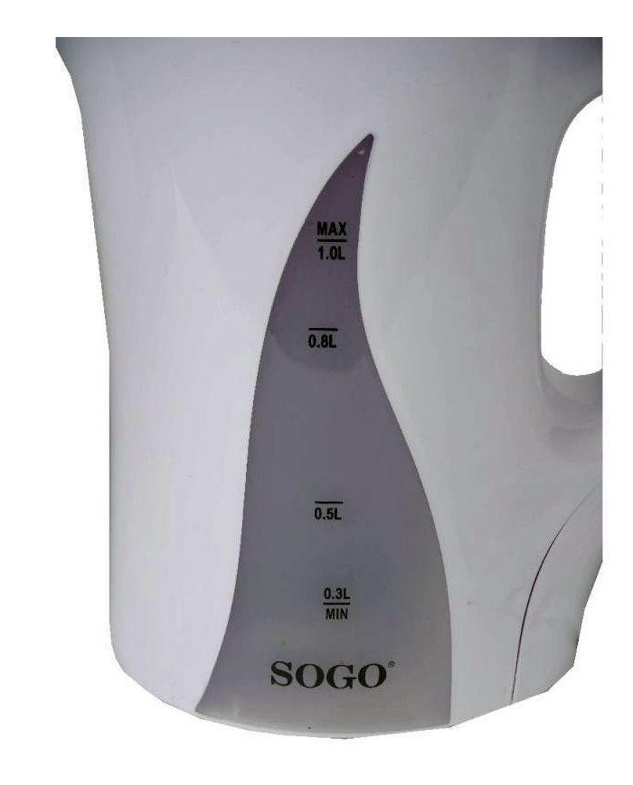 HERVIDOR AGUA SOGO 1100W. 1LT.