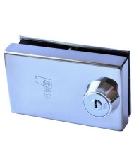 CERRADURA PUERTA CRISTAL AGA R-354 CROMO