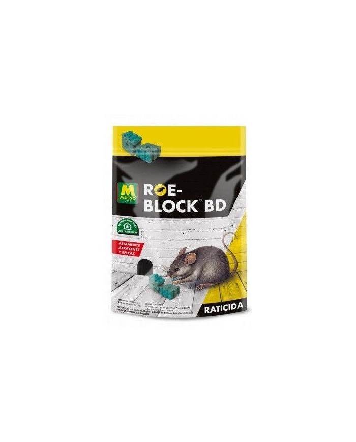 RATICIDA MASSO ROE-BLOCK BLOQUE B/100GRS. 231533