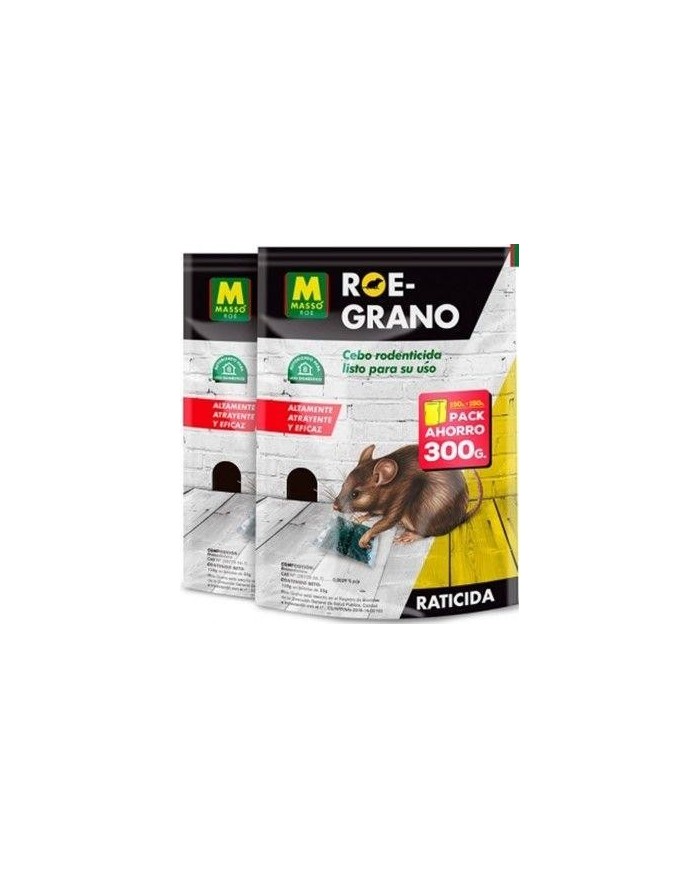 RATICIDA MASSO ROE-GRANO B/150+150GRS. 231616