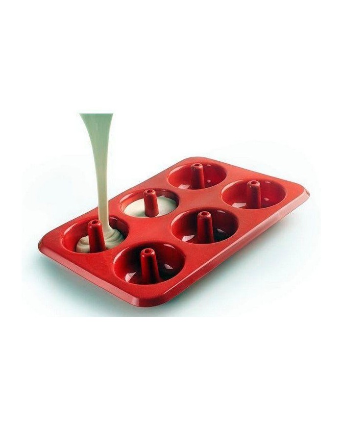 MOLDE SILICONA IBILI DONUTS 6 CAVIDADES
