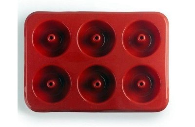 MOLDE SILICONA DONUTS 6 CAVIDADES IBILI