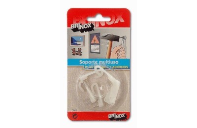 SOPORTE BRINOX 3 CLAVOS B50650H BOLSA 5UNID.