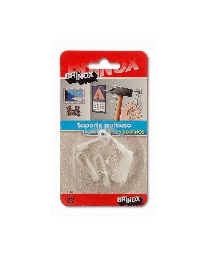 SOPORTE BRINOX 3 CLAVOS B50650H BOLSA 5UNID.