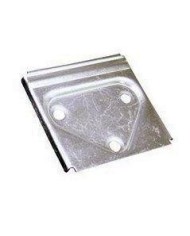 PLACA GANCHO HAMACA CROMO 100X100MM.