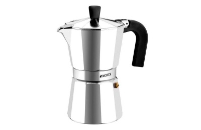 CAFETERA VITRO-EXPRES  6 TAZAS ALUMINIO MONIX