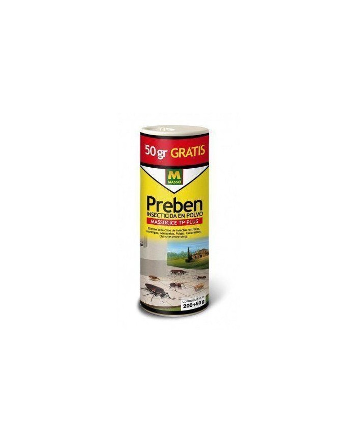 INSECTICIDA PULGAS PREBEN EN POLVO 200GR.