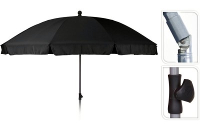 SOMBRILLA JARDIN AMBIANCE 2,5MTS. GRIS