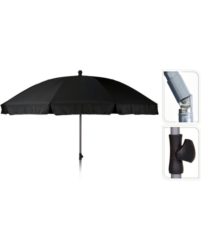 SOMBRILLA JARDIN AMBIANCE 2,5MTS. GRIS