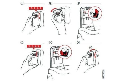 GUARDALLAVES COMBINACION 115X94X40MM. PARED THIRARD