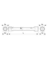 LLAVE TUBO HEXAGONAL IRIMO 6-7MM.
