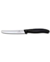 CUCHILLO VICTORINOX PARA TOMATES NEGRO V.6.7833