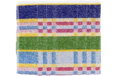 PAÑO RIZO CUADROS 50X50CMS.  12UDS.