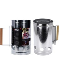 CHIMENEA BRASERO BBQ ZINCADA 27X16CMS.