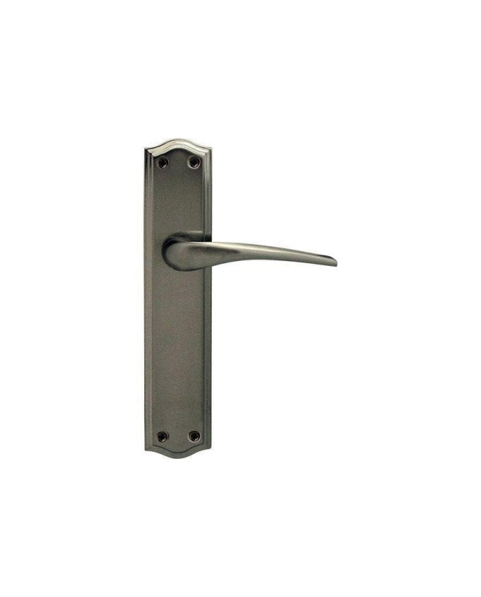 MANIVELA EQ209 NIQUEL MATE CON PLACA 60MM.