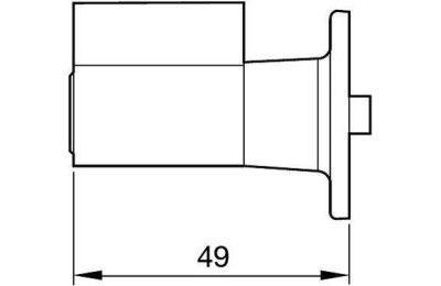 CILINDRO YALE LATONADO 125-P J60