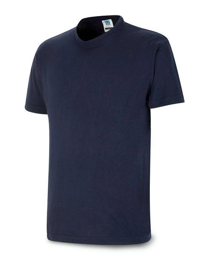 CAMISETA ALGODON AZUL MARINO T-L