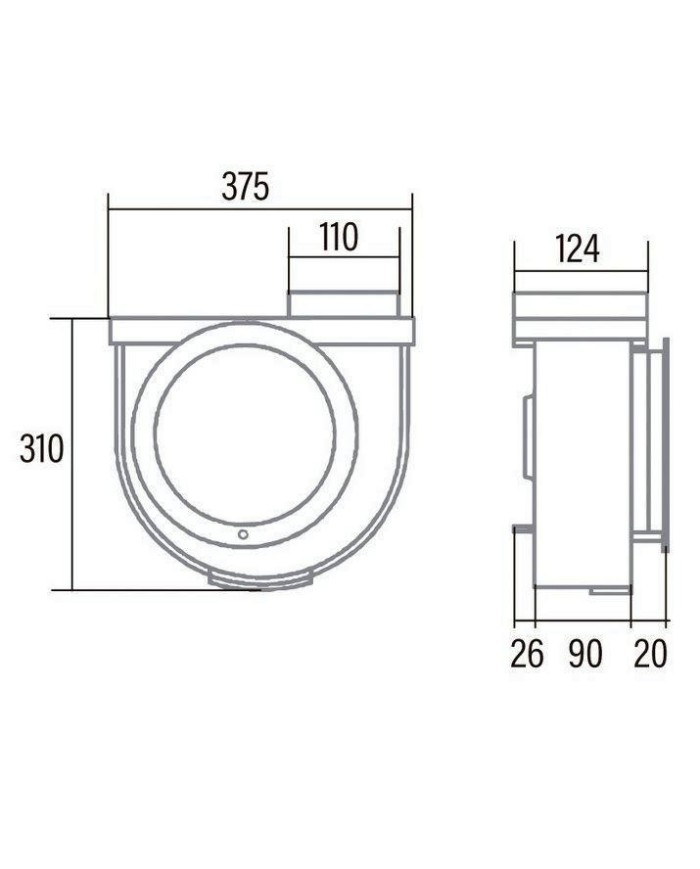 EXTRACTOR CATA DE HUMO COCINA MODELO GS-600