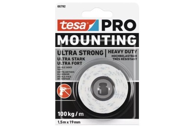 CINTA ADHESIVA TESA MOUNTING ULTRASTRONG 1,5MX19MM