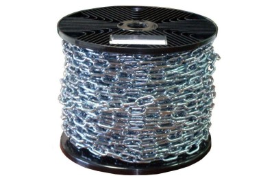 BOBINA 25 KG. CADENA ZINCADA 8'0MM.( 20 MTS.)