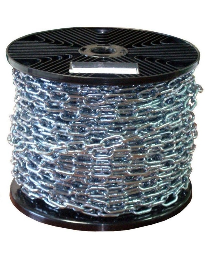 BOBINA 25KGS. CADENA ZINCADA 8'0MM. 20MTS. BOBZN8MM