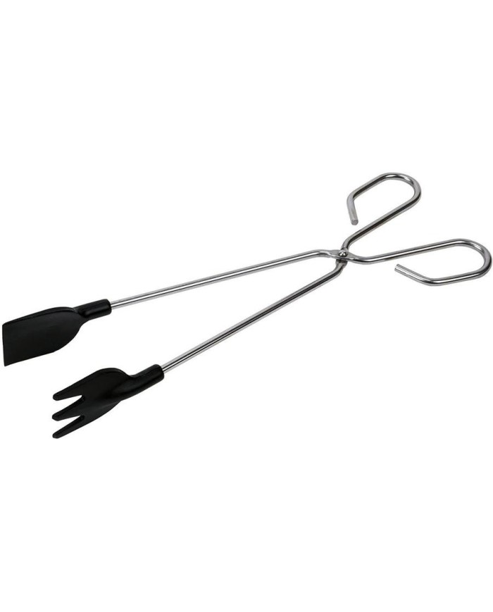 TENACILLA CARNE INOXIDABLE 35CM CON PALA NYLON