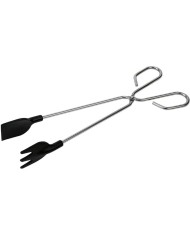 TENACILLA CARNE INOXIDABLE 30CM CON PALA NYLON