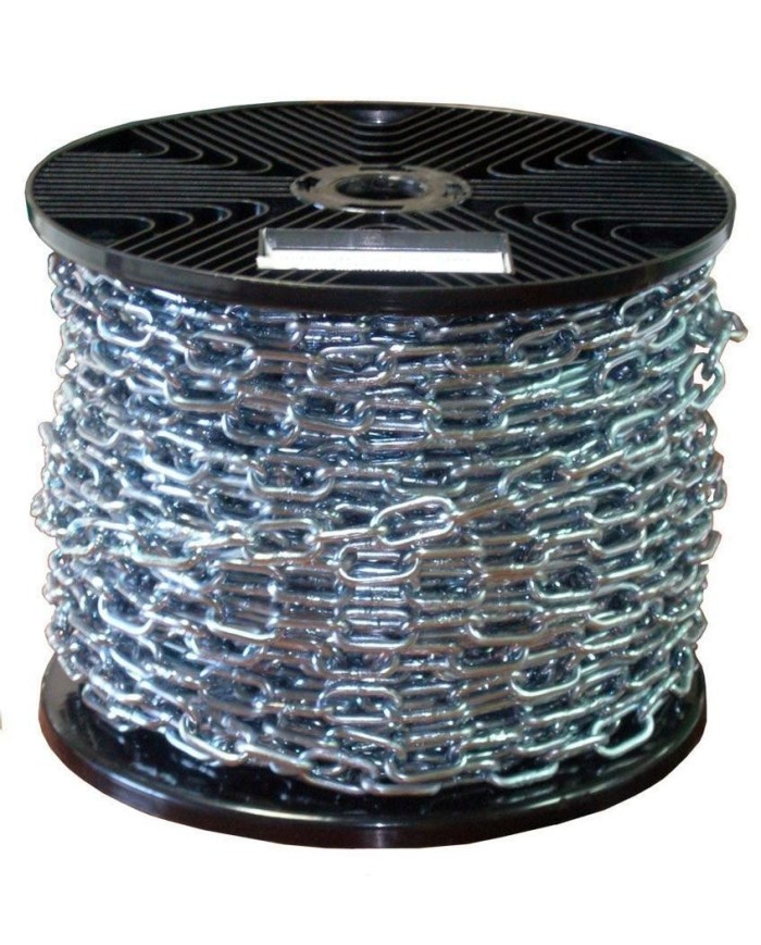 BOBINA 25KGS. CADENA ZINCADA 4'0MM. 84MTS. BOBZN4MM