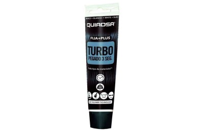 ADHESIVO FIJA+PLUS TURBO BLANCO 150GRS. QUIADSA