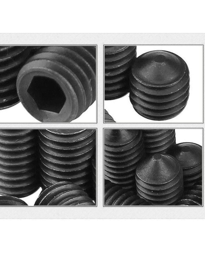 TORNILLO PRISIONERO DAMESA NEGRO 5X6 B/25UDS.