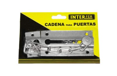 CADENA PUERTA INTERFER NIQUELADA