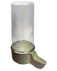 BEBEDERO TUBO PORTO JAULA 210CC. VERDE