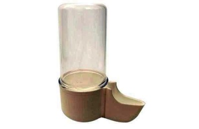 BEBEDERO TUBO LEIRIA JAULA 80CC. TRANSPARENTE