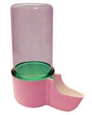 BEBEDERO TUBO LEIRIA JAULA 80CC. VERDE