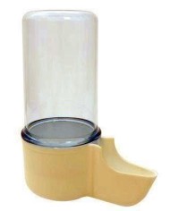 BEBEDERO TUBO LEIRIA JAULA 80CC. TRANSPARENTE