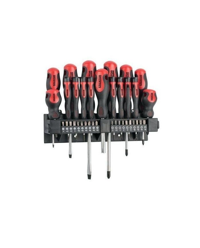 DESTORNILLADOR KREATOR KRT400010 JUEGO 37 PIEZAS