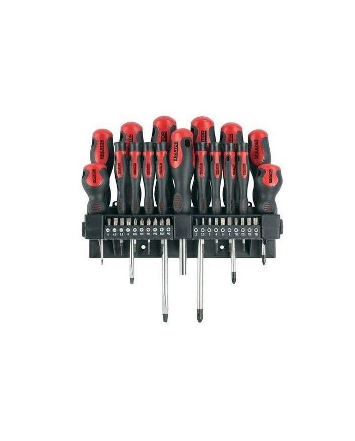 DESTORNILLADOR KREATOR KRT400010 JUEGO 37 PIEZAS