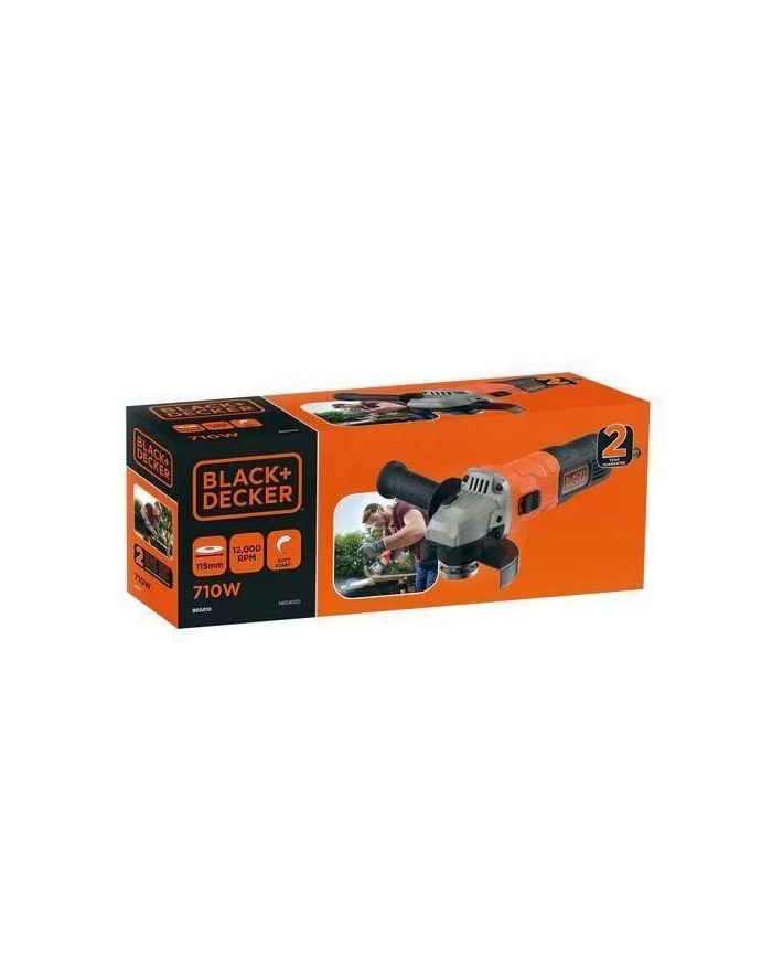 AMOLADORA BLACK&DECKER 115MM. 710W. BEG-010QS