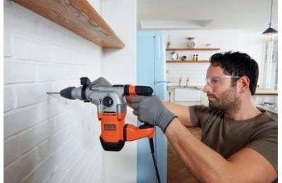 MARTILLO PERFORADOR 1250W.BLACK&DECKER 3,7J  EHS03K-QS