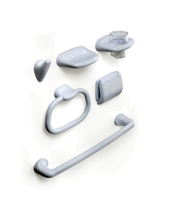 CONJUNTO BAÑO TATAY OLYMPIA BLANCO 6PZAS