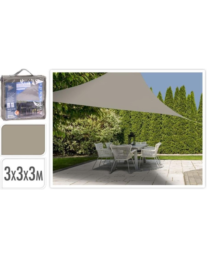 TELA SOMBRA TRIANGULAR AMBIANCE VERDE 3X3X3MTS. C46400220