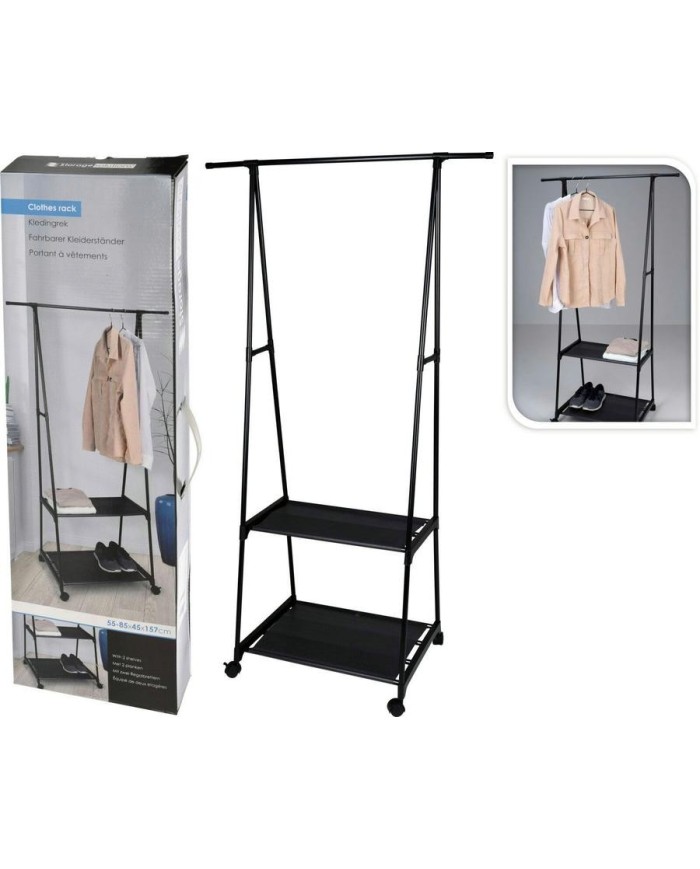 PERCHERO C/ESTANT.STORAGE 55X85X45X157CM