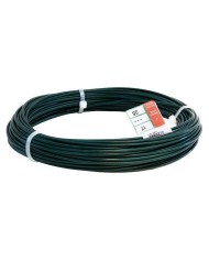 ROLLO ALAMBRE FORRADO VERDE     25MTS.