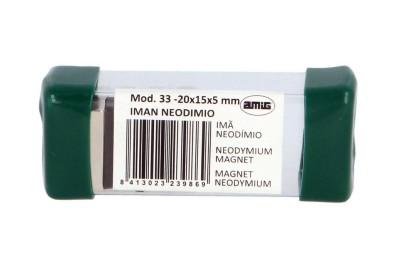 IMAN NEODIMIO 20X15X5MM. RECTANGULAR AMIG (5UDS.)