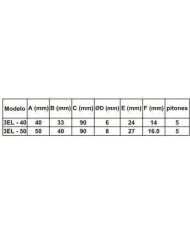 CANDADO AMIG LATON EXTRALARGO 3EL-40MM.