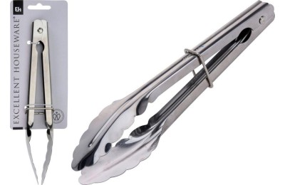 PINZAS DE COCINA INOXIDABLE EXCELLENTH 24 CMS.