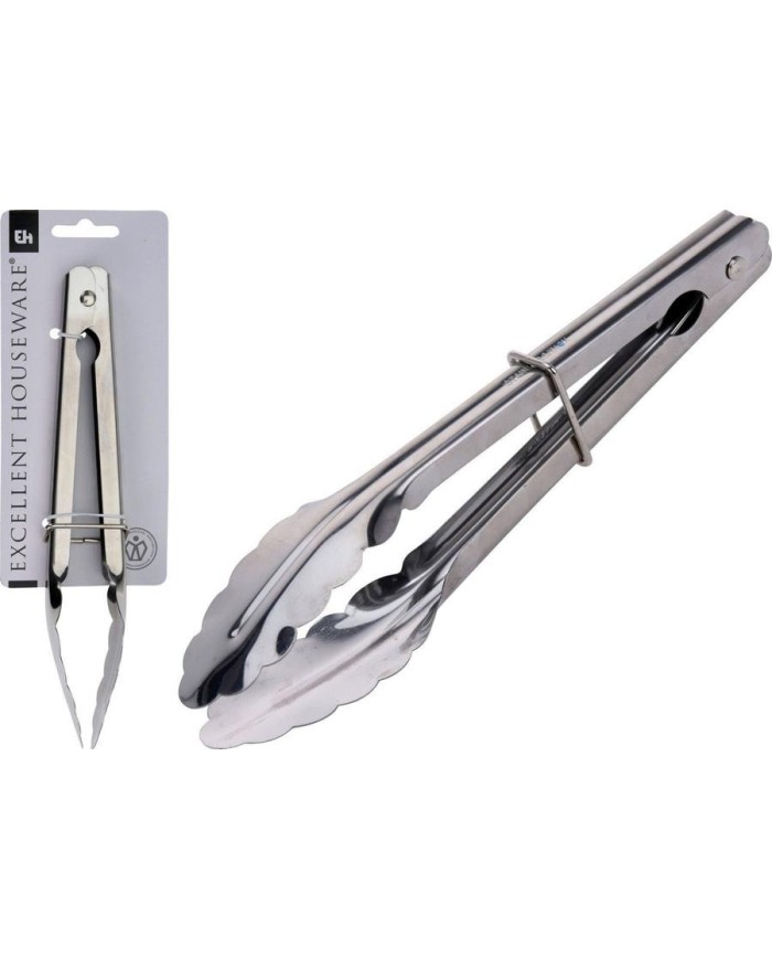 PINZAS DE COCINA INOXIDABLE EXCELLENTH 24 CMS.